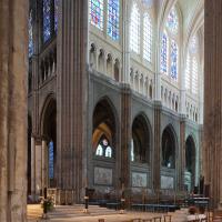 Cathédrale Notre-Dame de Chartres - Interior, north chevet elevation and crossing