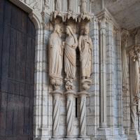 Cathédrale Notre-Dame de Chartres - Exterior, north transept, east portal, west jamb figures