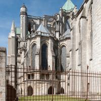 Cathédrale Notre-Dame de Chartres - Exterior, east chevet elevation