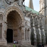 Cathédrale Notre-Dame de Chartres - Exterior, north transept and north nave, west portal