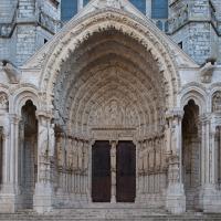 Cathédrale Notre-Dame de Chartres - Exterior, north transept, center portal
