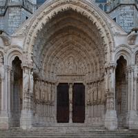 Cathédrale Notre-Dame de Chartres - Exterior, north transept, center portal