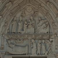 Cathédrale Notre-Dame de Chartres - Exterior, north transept, east portal, tympanum