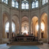 Église Saint-Père-en-Vallée de Chartres - Interior, chevet arcade