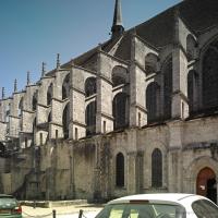 Église Saint-Père-en-Vallée de Chartres - Exterior, north nave and chevet elevation looking southeast