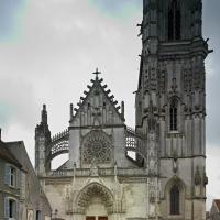 Église Saint-Martin de Clamecy - Exterior, western frontispiece, tower