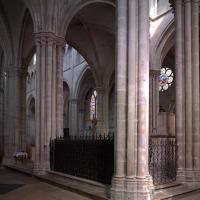 Église Saint-Martin de Clamecy - Interior, chevet, southeast ambulatory looking northwest
