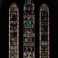 Cathédrale Notre-Dame de Coutances - Interior, south transept stained glass window