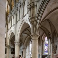 Cathédrale Notre-Dame de Coutances - Interior, chevet, north inner aisle and ambulatory looking northwest