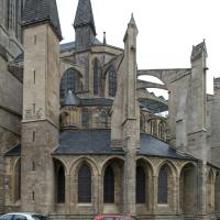 Cathédrale Notre-Dame de Coutances - Exterior, chevet, southern flank