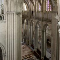 Cathédrale Notre-Dame de Coutances - Interior, upper chevet looking souteast from north transept