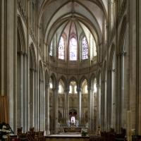 Cathédrale Notre-Dame de Coutances - Interior, chevet looking east from crossing