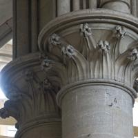 Cathédrale Notre-Dame de Coutances - Interior, chevet, hemicycle, arcade, pier capitals