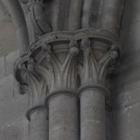Cathédrale Notre-Dame de Coutances - Interior, chevet, south aisle, south gallery, arcade, shaft capitals