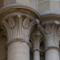 Cathédrale Notre-Dame de Coutances - Interior, south transept, south arcade, shaft capitals