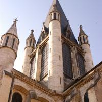 Église Notre-Dame de Dijon - Exterior, east chevet, tower