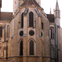 Église Notre-Dame de Dijon - Exterior, east chevet elevation