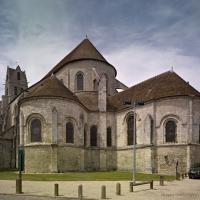 Église Saint-Martin d'Étampes - Exterior, southeast chevet elevation and radiating chapels