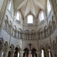 Église Saint-Martin d'Étampes - Interior, chevet triforium and clerestory
