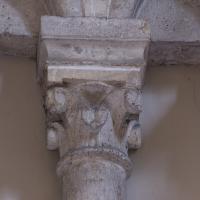 Église Saint-Martin d'Étampes - Interior, chevet, hemicycle, triforium, arcade, capital