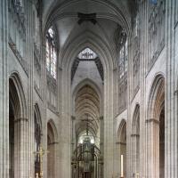 Cathédrale Notre-Dame d'Évreux - Interior, choir looking west from chevet
