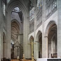 Cathédrale Notre-Dame d'Évreux - Interior, choir looking northwest from east chevet