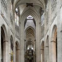 Cathédrale Notre-Dame d'Évreux - Interior, chevet looking toward crossing