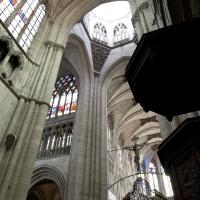Cathédrale Notre-Dame d'Évreux - Interior, crossing looking into lantern tower