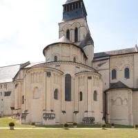 Abbaye de Fontevrault - Exterior, northeast chevet elevation