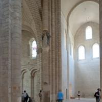 Abbaye de Fontevrault - Interior, north transept and crossing from south transept