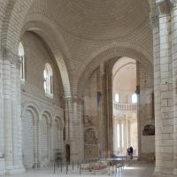Abbaye de Fontevrault - Interior, north nave elevation looking east