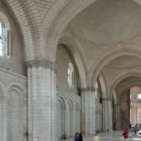 Abbaye de Fontevrault - Interior, north nave elevation looking east