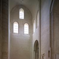 Abbaye de Fontevrault - Interior, north transept, looking northeast from crossing