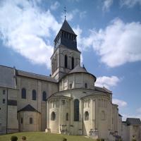 Abbaye de Fontevrault - Exterior, southeast chevet elevation