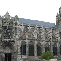 Église Saint-Gervais-Saint-Protais de Gisors - Exterior, north nave and transept elevation