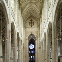 Église Saint-Gervais-Saint-Protais de Gisors - Interior, nave looking toward chevet
