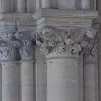 Église Saint-Gervais-Saint-Protais de Gisors - Interior, chevet, north arcade, shaft capitals