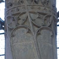 Église Saint-Gervais-Saint-Protais de Gisors - Interior, nave, south aisle, pier, detail