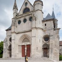 Église Saint-Pierre-Saint-Paul de Gonesse - Exterior, western frontispiece elevation looking northeast