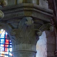 Église Saint-Pierre-Saint-Paul de Gonesse - Interior, chevet, hemicycle, arcade, pier capital