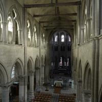 Église Saint-Pierre-Saint-Paul de Gonesse - Interior, nave, organ loft level looking northeast