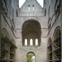 Abbaye de Jumièges - Interior, ruins of nave looking west