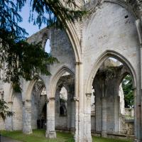 Abbaye de Jumièges - Interior, ruins of nave
