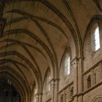 Cathédrale Saint-Mammès de Langres - Interior, nave vaults looking west