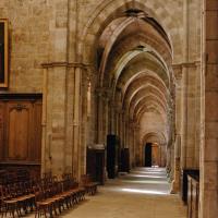 Cathédrale Saint-Mammès de Langres - Interior, south nave aisle looking west