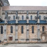 Cathédrale Saint-Mammès de Langres - Exerior, south nave elevation