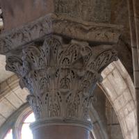 Cathédrale Saint-Mammès de Langres - Interior, chevet, hemicycle, arcade, pier capital