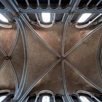 Cathédrale Notre-Dame de Lausanne - Interior, east nave vault