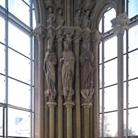 Cathédrale Notre-Dame de Lausanne - Exterior, south nave lateral porch, southwest sculptural detail