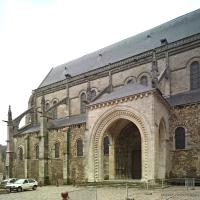 Cathédrale Saint-Julien du Mans - Exterior, nave, south flank and south portal porch